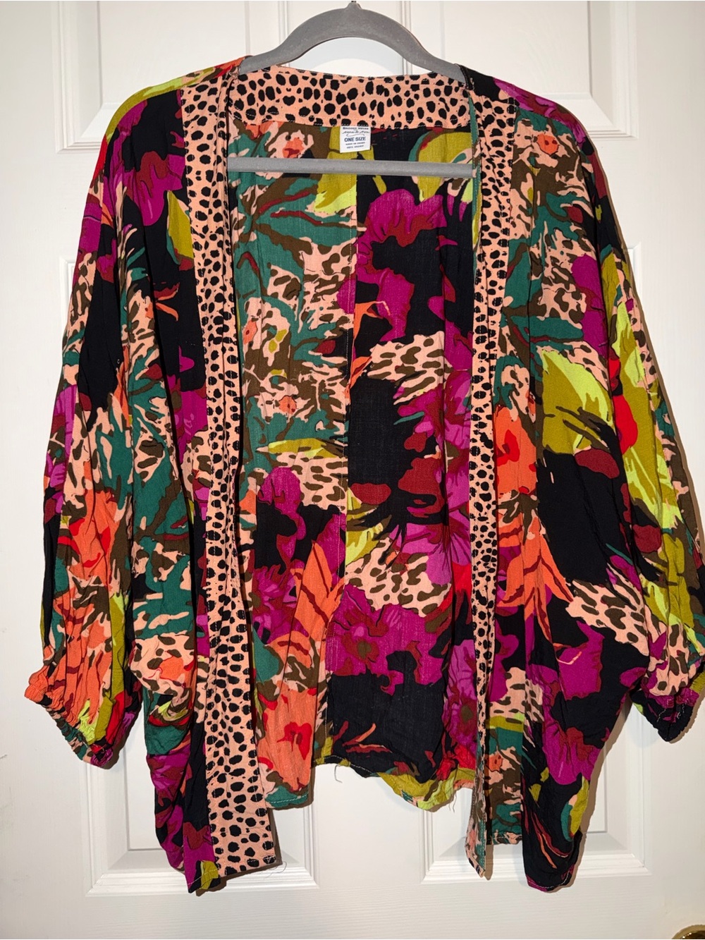 Annaโ & Ava Brooke Webb Collab Multi-Print Open Kimono Cardigan